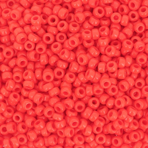 Perline Miyuki 11/0 407 - Rosso vermiglio opaco x 100 g