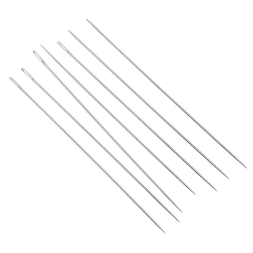 Aghi per perline 42x0,5 mm - Miyuki - Acciaio x8