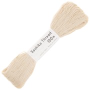 Filo da ricamo per la tecnica giapponese Sashiko - Olympus - Crema x100m|raw }}