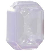Castone ottagonale in plastica per cabochon 4627 18x13 mm - Viola Opal x1|raw }}