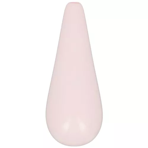 Perla pera in resina 40x16 mm - Rosa pastello x1