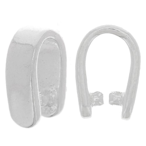 Chiusura a pendente 7x2,5 mm - Argento 925 x1