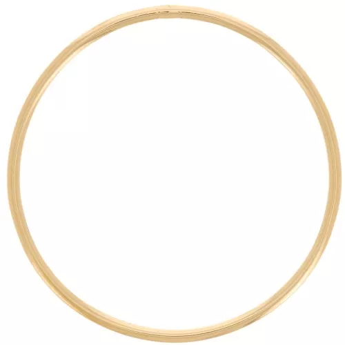 Anello chiuso 25 mm - Oro caricato (oro laminato) x1