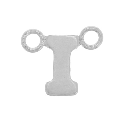 Distanziatore per lettere dell'alfabeto 6x8 mm - I - Argento 925 x1