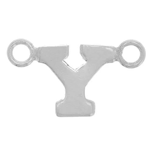 Distanziatore per lettere dell'alfabeto 6x10,5 mm - Y - Argento 925 x1