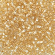 Perle di seme Preciosa 9/0 2,5 mm - Oro Argento foderato x250g|raw }}