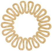 Pendente rotondo martellato - onda 35 mm - Acciaio inossidabile 304L dorato x1|raw }}