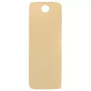 Ciondolo rettangolare 13x5 mm - Motivo d'amore - Acciaio inossidabile 304L Dorato x1