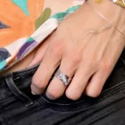 Ciondolo rettangolare 13x5 mm - AMOUR - acciaio inossidabile 316L x1