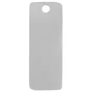 Ciondolo rettangolare 13x5 mm - AMOUR - acciaio inossidabile 316L x1
