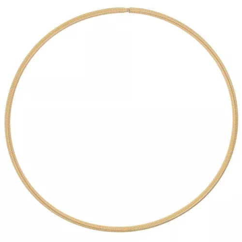 Bracciale a molla - Bracciale corde di chitarra 62 mm -Acciaio inox304L dorato x1