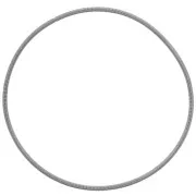 Bracciale a molla - Bracciale corde di chitarra 62 mm -Acciaio inox304L Grey x1