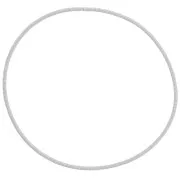 Bracciale a molla - Bracciale corde di chitarra 62 mm -Acciaio inox304 bianco