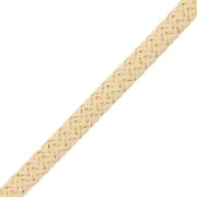 Cordoncino in poliestere intrecciato 5 mm - Beige x1m|raw }}