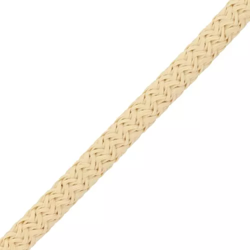Cordoncino in poliestere intrecciato 5 mm - Beige x1m