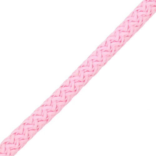 Cordoncino in poliestere intrecciato da 5 mm - Rosa chiaro x1m