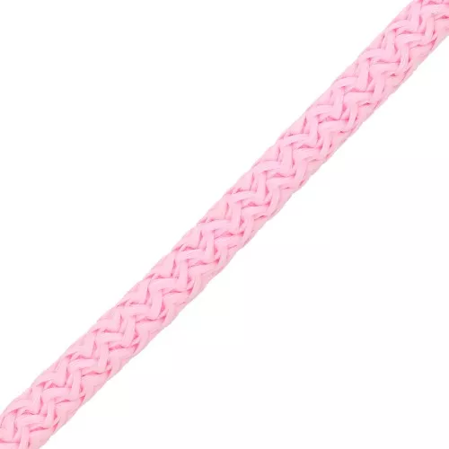 Cordoncino in poliestere intrecciato da 5 mm - Rosa chiaro x1m