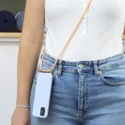 Cordoncino in poliestere intrecciato da 5 mm - Rosa chiaro x1m