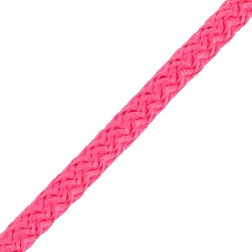 Cordoncino in poliestere intrecciato 5 mm - Fucsia x1m