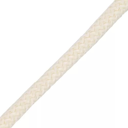 Cordoncino in poliestere intrecciato 5 mm - Avorio x1m