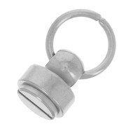 Rivetti con anello 9x8 mm per gusci di cellulari e borse - Acier inox 304 x2|raw }}