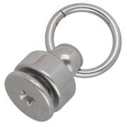 Rivetti con anello 9x8 mm per scocca di cellulare - Acciaio inossidabile 304L x2