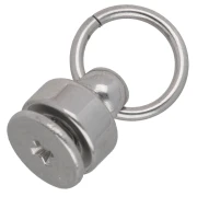 Rivetti con anello 9x8 mm per scocca di cellulare - Acciaio inossidabile 304L x2