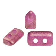 Perle in vetro Piros® di Puca® 2x5 mm - Halo Fuchsia x10g|raw }}