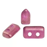Perle in vetro Piros® di Puca® 2x5 mm - Halo Fuchsia x10g