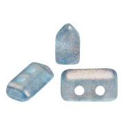 Perle in vetro Piros® di Puca® 2x5 mm - Halo Sky Blue x10g
