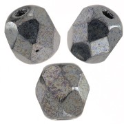 Sfaccettate mm. 6 Jet Hematite x25|raw }}