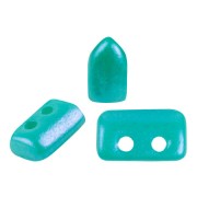 Perle in vetro Piros® di Puca® 2x5 mm - Tutti Frutti Turquoise x10g