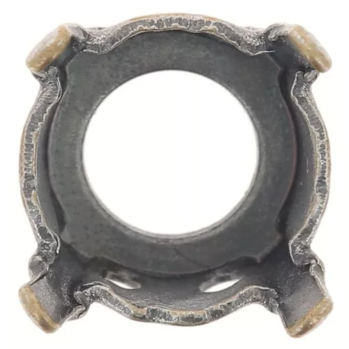 Castone PureCrystal 1028/1088/1122 tondo mm. 8 argentato antico