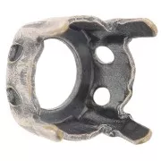 Castone PureCrystal 1028/1088/1122 tondo mm. 8 argentato antico