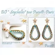 Minos® di Puca® 2.5x3 mm Chatoyant Teal Blue x5g