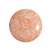 Cabochon di vetro di Puca® 18 mm Milky Peach x1|raw }}
