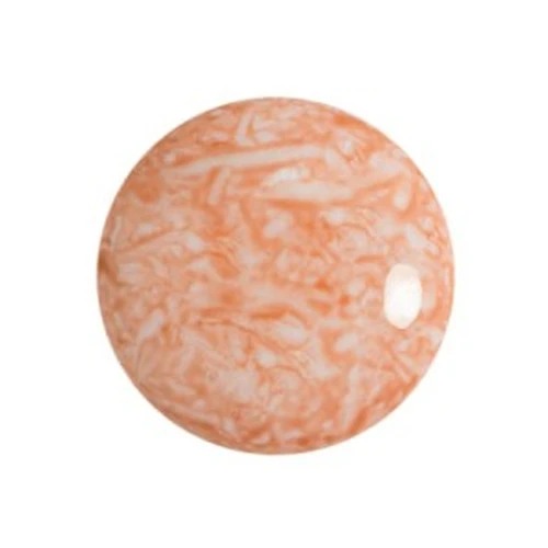 Cabochon di vetro di Puca® 18 mm Milky Peach x1