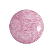 Cabochon di vetro di Puca® 18 mm Milky Light Amethyst x1