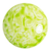 Cabochon rotondo in vetro di Puca® 25 mm - Milky Citrine x1|raw }}