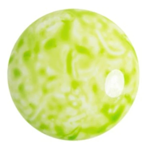 Cabochon rotondo in vetro di Puca® 25 mm - Milky Citrine x1