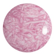 Cabochon rotondo in vetro di Puca® 25 mm - Milky Light Amethyst x1