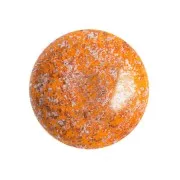 Cabochon di vetro di Puca® 18 mm Frost Tangerine Tweedy x1