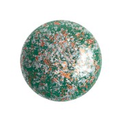 Cabochon di vetro di Puca® 18 mm Frost Jade Tweedy x1