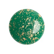 Cabochon di vetro di Puca® 18 mm Frost Jade Gold Splash x1|raw }}