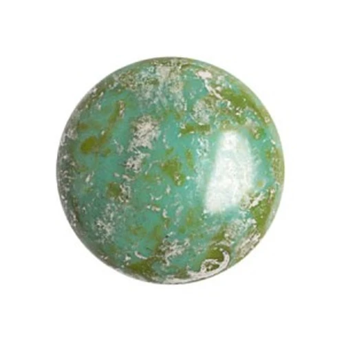 Cabochon di vetro di Puca® 18 mm Frost Jade New Picasso x1