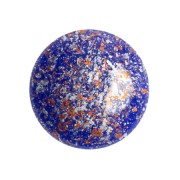 Cabochon di vetro di Puca® 18 mm Frost Royal Blue Tweedy x1|raw }}