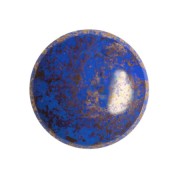 Cabochon di vetro di Puca® 18 mm Frost Royal Blue Bronze x1|raw }}