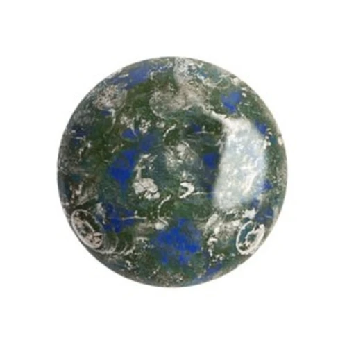 Cabochon di vetro di Puca® 18 mm Frost Royal Blue New Picasso x1