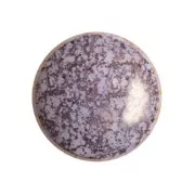 Cabochon di vetro di Puca® 18 mm Frost Sweet Pink Bronze x1