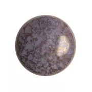 Cabochon di vetro di Puca® 18 mm Frost Parme Bronze x1